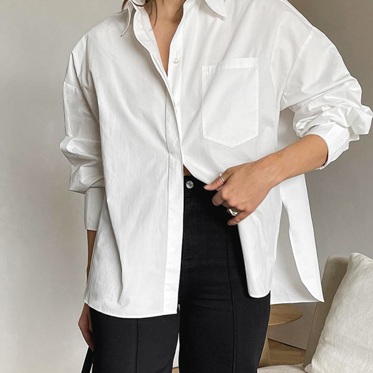 Klasická oversized dámská blůza – Nadčasová, univerzální a minimalistická