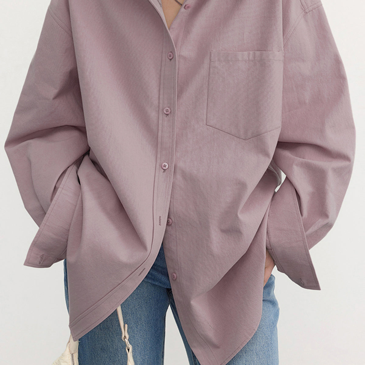 Oversized dámská blůza v starorůžové – Ležérní, Elegantní & Univerzální