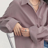 Oversized dámská blůza v starorůžové – Ležérní, Elegantní & Univerzální