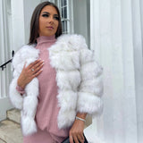 Lacy | Vysoce kvalitní umělá kožešinová bunda – Elegantní design pro eleganci a komfort
