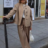 Courtney | Oversized Woljack s asymetrickým zapínáním a velkými kapsami