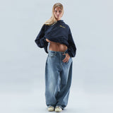 Oversized mikina s potiskem „With Love“