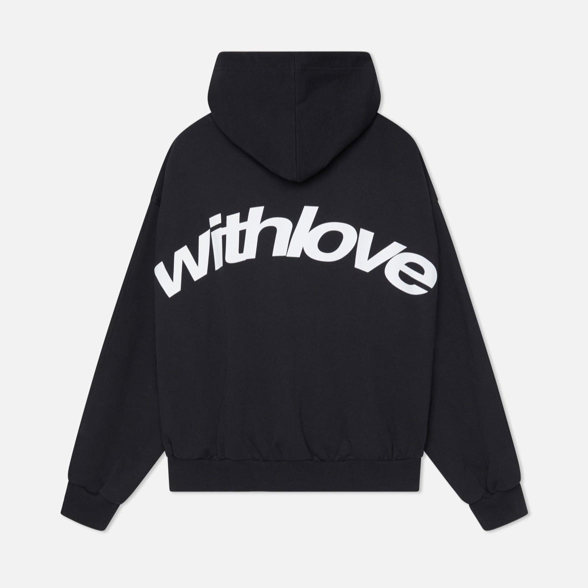 Oversized mikina s potiskem „With Love“