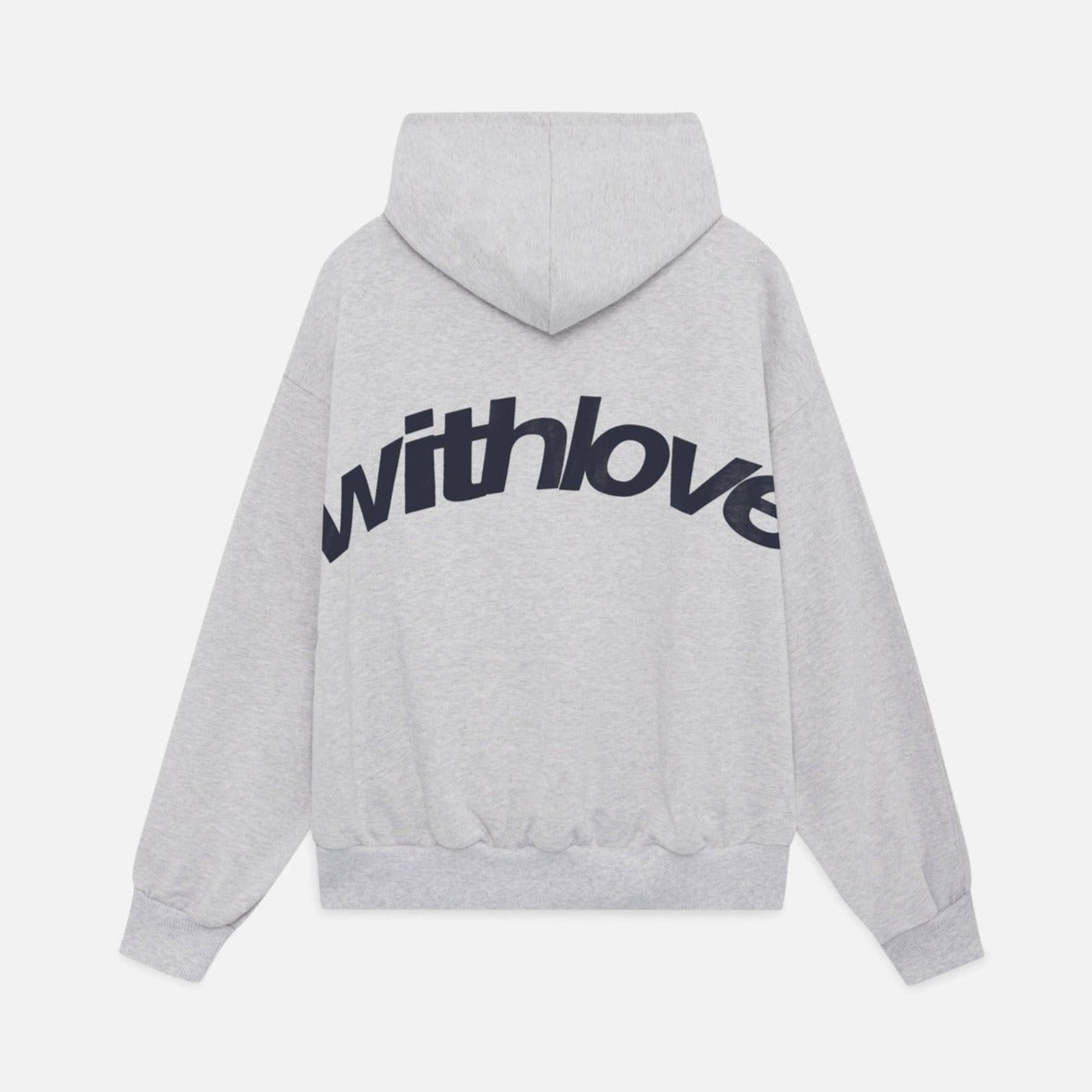 Oversized mikina s potiskem „With Love“